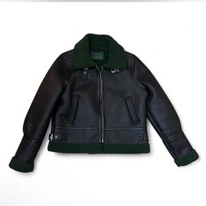 Blanknyc fleece lined leather jacket